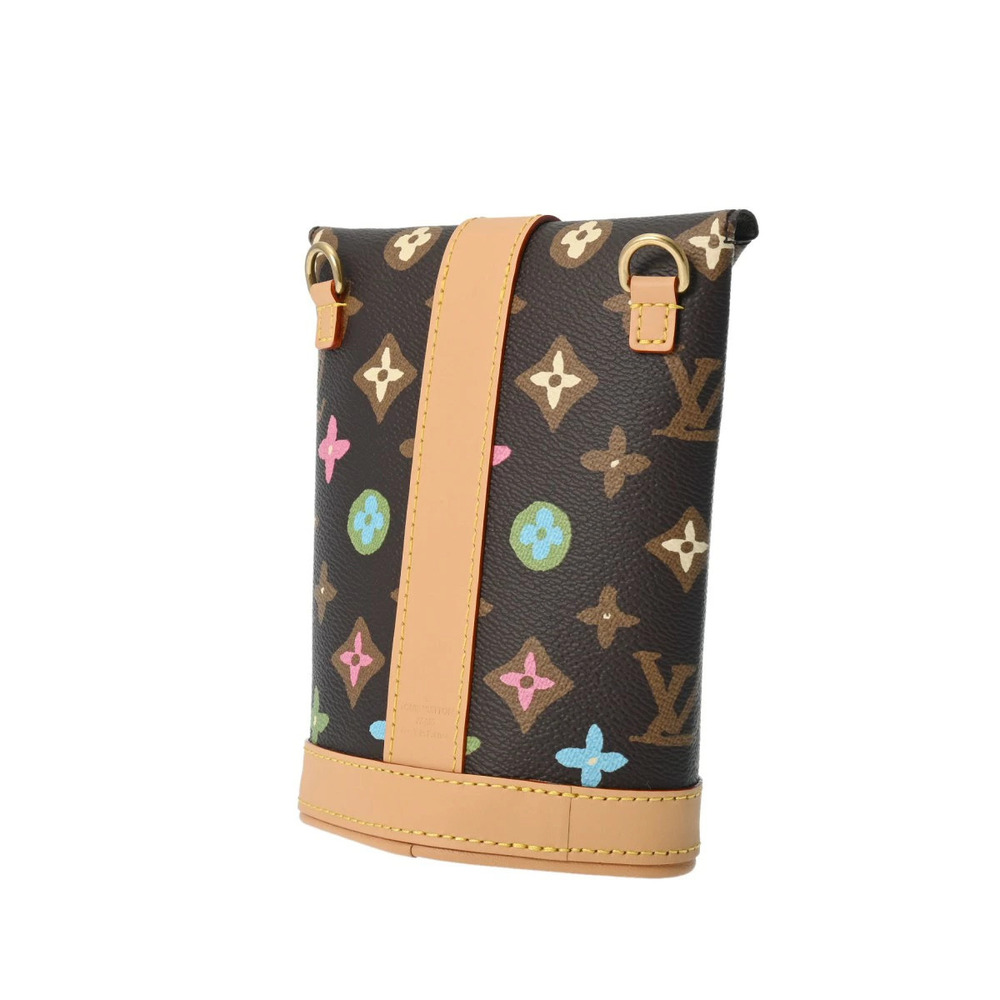Louis Vuitton Clutch Ruggie Monogram Shoulder Chocolate Bag Envelope Brown
